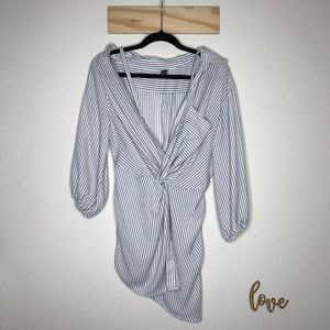 Windsor White Stripe Blouse